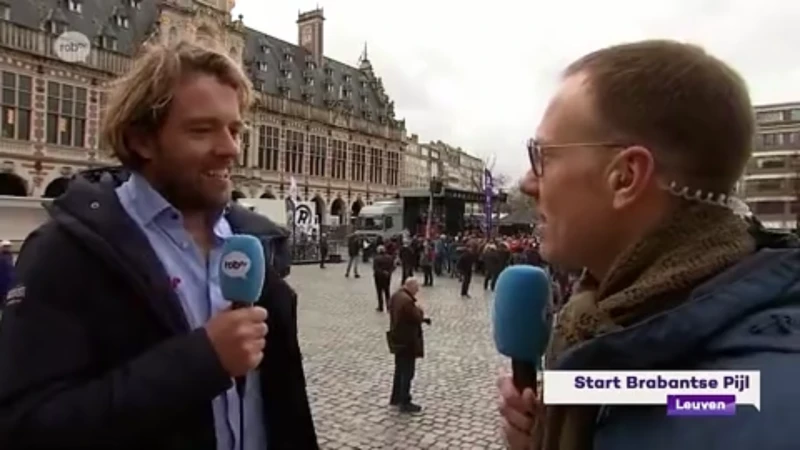 HERBEKIJK: Integrale live-uitzending rond de start van de Brabantse Pijl in Leuven