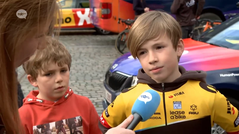 Met het gezin naar de Brabantse Pijl in de paasvakantie: "Jammer dat Wout Van Aert niet meerijdt vandaag"