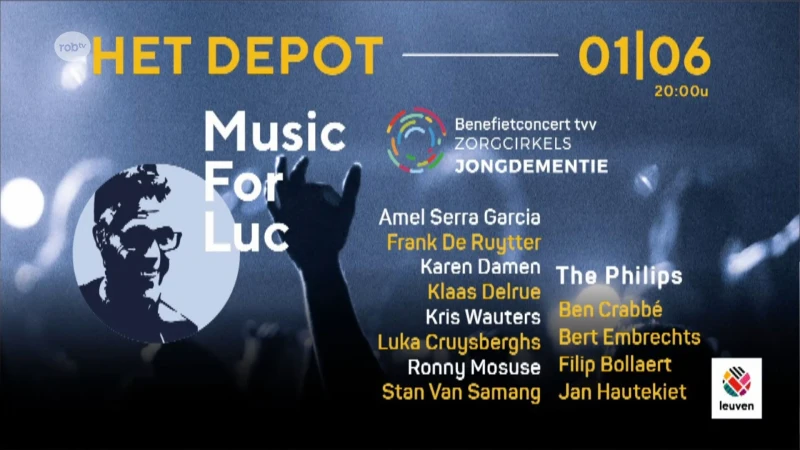 'Music for Luc' zamelt geld in voor mensen met jongdementie