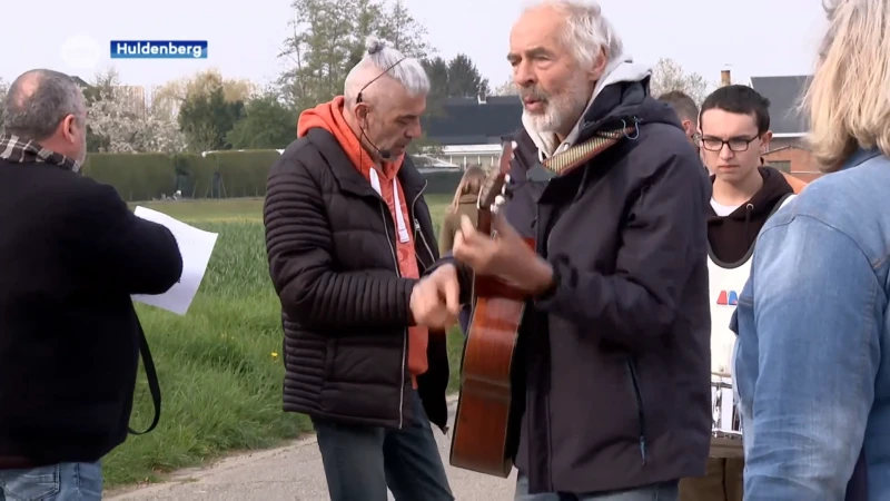 Protestwandeling in Huldenberg tegen nieuw sportcomplex