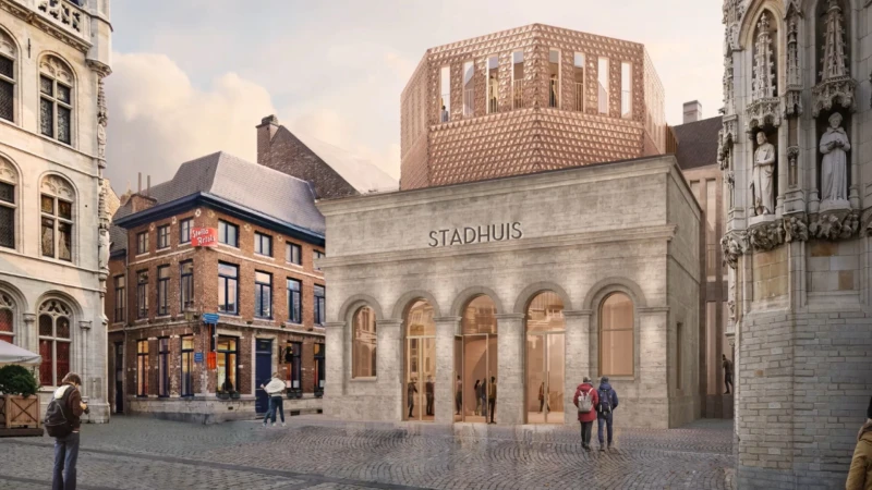 Bekijk HIER het definitieve ontwerp van het stadhuis van Leuven