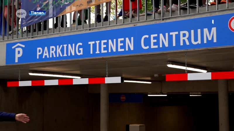 Allereerste publieke ondergrondse parking in Tienen geopend vlakbij de Grote Markt, parkeren kost er 1 euro per uur