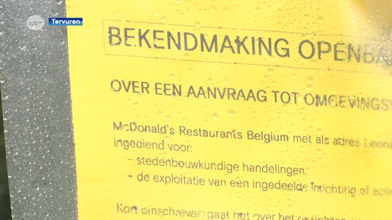 McDonald's geeft meer uitleg bij aanvraag nieuw filiaal Tervuren: "Verkeer gaat met minder dan 4,5% toenemen"