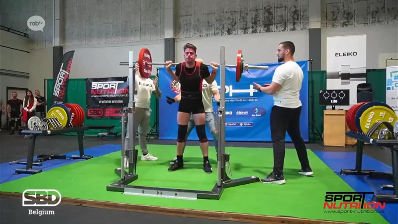 Nico Verheyden is met 447,5 kilogram Belgisch kampioen powerliften