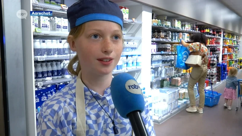 Kinderen nemen de Albert Heijn in Aarschot over: "Je kan manager, bakker of rekkenvuller zijn"