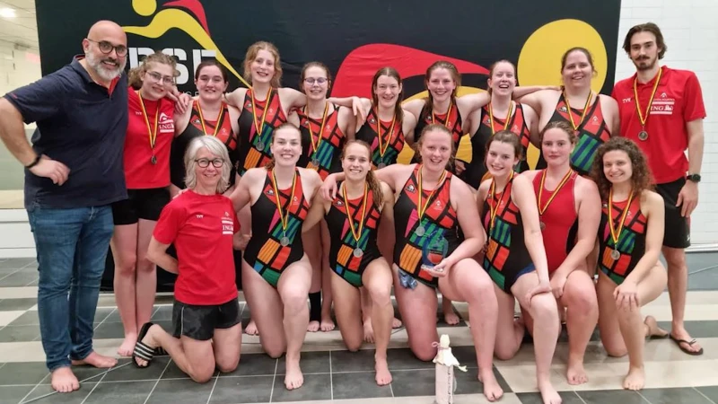 Knappe prestatie: Leuvense waterpoloploeg Leuven Mermaids wint zilver in de bekercompetitie
