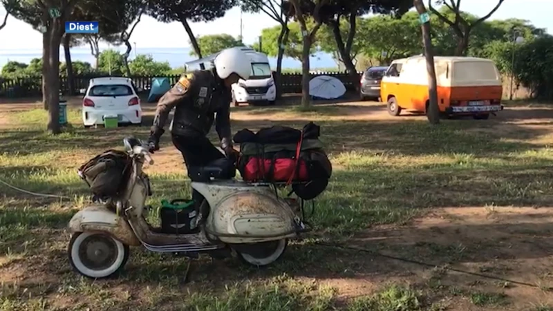 Jurgen uit Diest zoekt oorspronkelijke eigenaar van 60 jaar oude Vespa op in Spanje