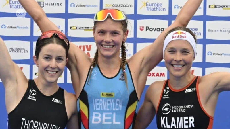 Triatlete Jolien Vermeylen uit Averbode pakt eerste internationale zege in het Nederlandse Holten