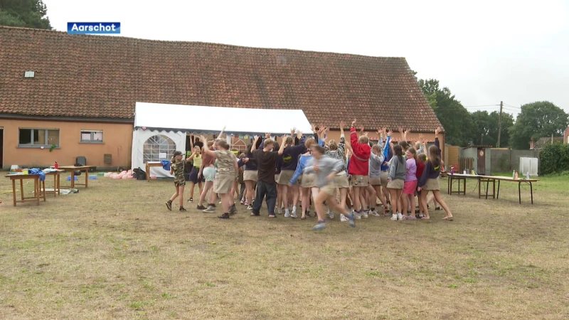 Chirokamp in Langdorp valt in het water maar leden blijven positief: "De regen heeft de sfeer niet verpest"