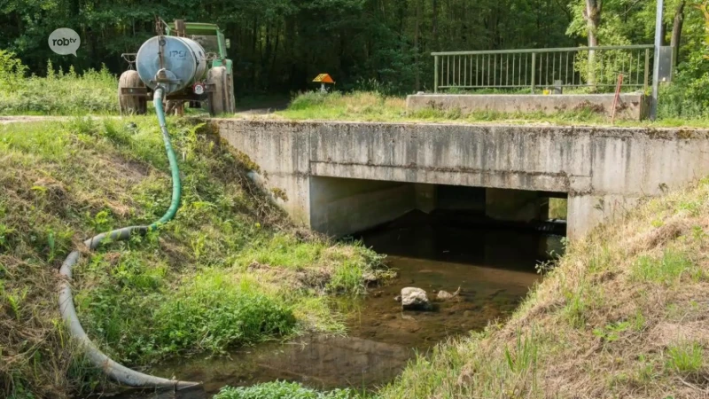 Tijdelijk verbod om water uit waterlopen in onze provincie te onttrekken vanaf vandaag opgeheven
