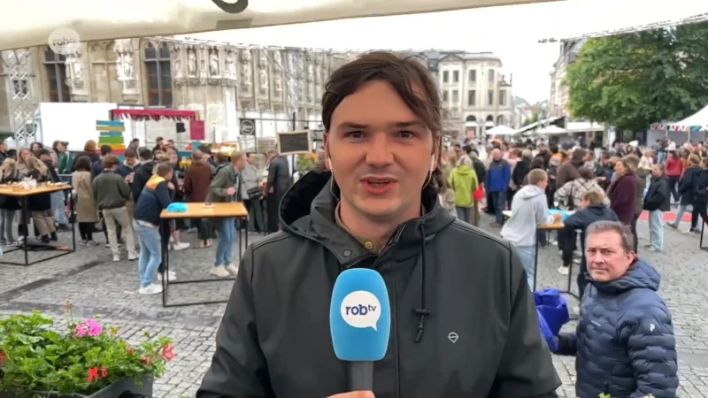 LIVE vanop Hapje-Tapje in Leuven: "Regen is spelbreker, maar kan de sfeer niet verpesten"