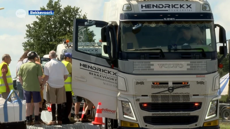 200 mensen met een beperking beleven topdag op truckshow in Bekkevoort: "Dit is iets wat ze normaal niet kunnen doen"