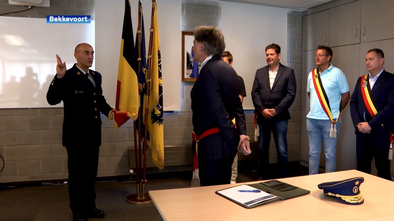 Kurt Marcoen legt eed af als korpschef van politiezone Hageland: "Ik wil verbonden zijn met de maatschappij"
