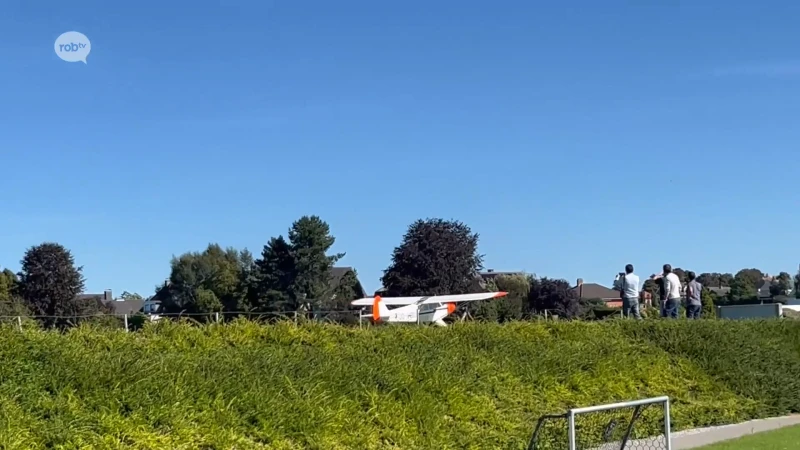 Sportvliegtuigje stijgt weer op na noodlanding aan de Hamelendreef in Tienen