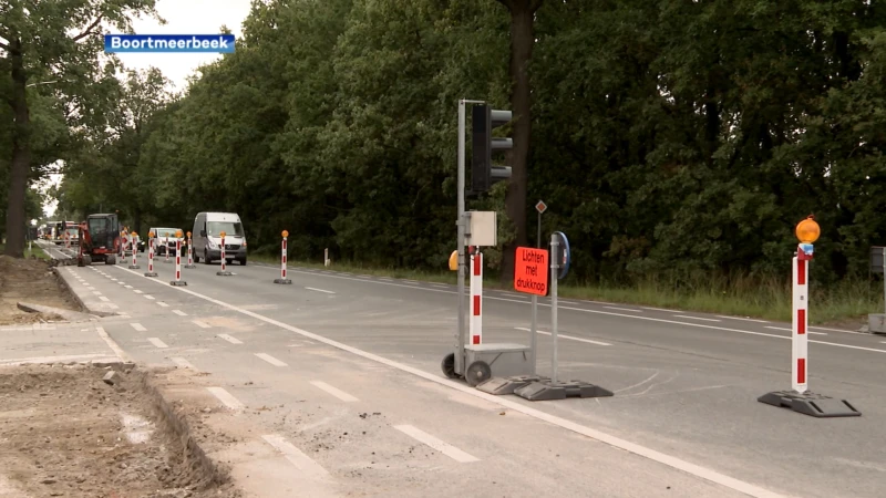 Werken aan Leuvensesteenweg in Boortmeerbeek: twee nieuwe oversteekplaatsen voor fietsers