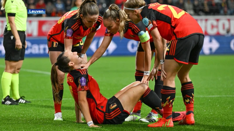 Hannah Eurlings (OH Leuven) maanden out met kruisbandletsel