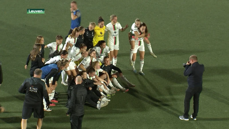 OH Leuven Women wordt alleen leider na overwinning tegen Standard Femina (3-2): "Nog nooit zo een team gehad dat zo voor elkaar vecht"