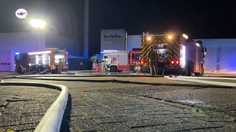 Update nachtelijke brand Tienen: "Geen schadelijke concentraties gemeten door Civiele Bescherming"