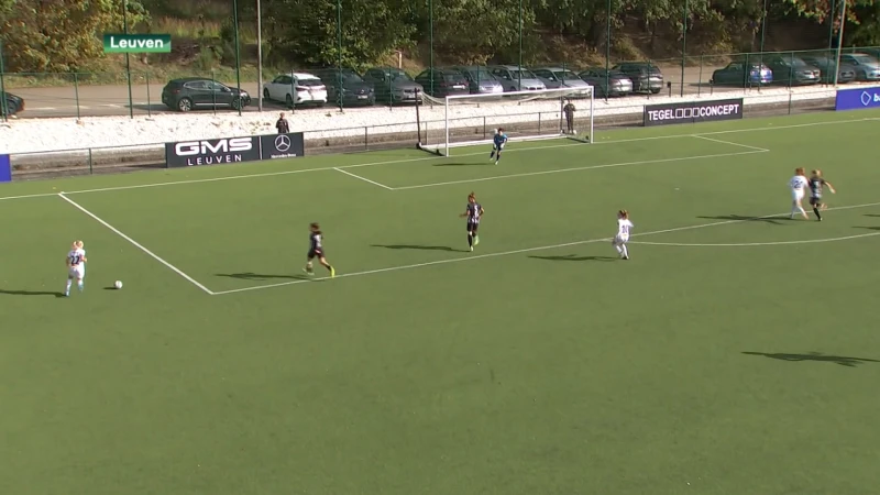 Leuvense vrouwen hakken Charleroi in de pan (8-1) en tanken vertrouwen voor kraker op Anderlecht