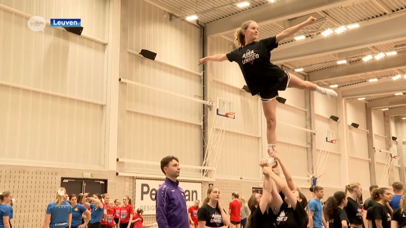 Honderden cheerleader-teams uit binnen- en buitenland op trainingskamp in Leuven: "We leren veel van elkaar"