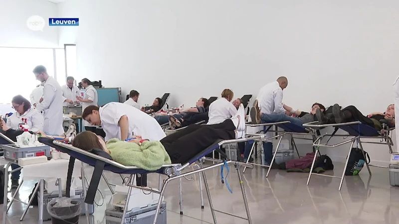 Leuvense studenten geven vanaf maandag massaal bloed tijdens Bloedserieusweek van het Rode Kruis