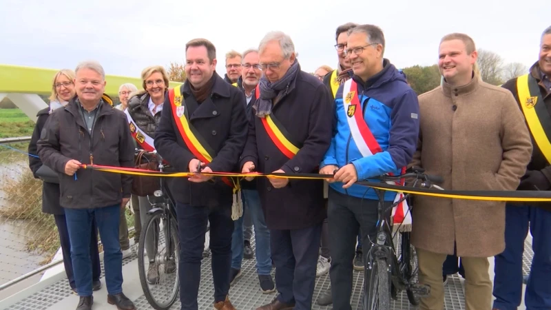 Wittegoudbrug en Regenboogbrug over de Dijle officieel geopend