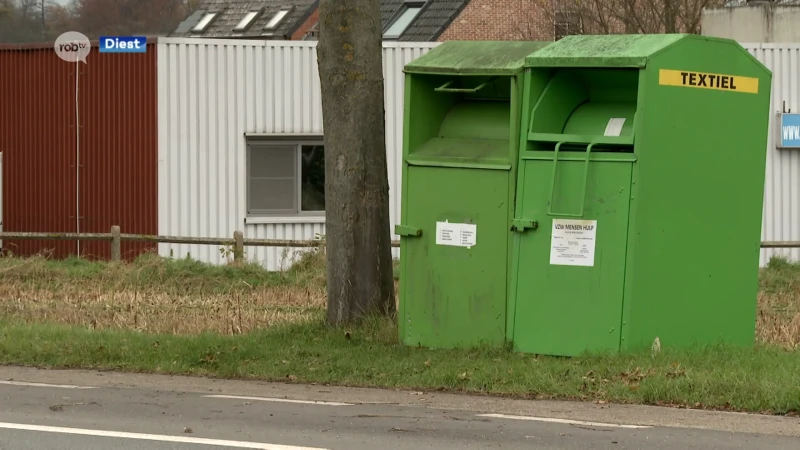 Stad Diest start procedure om 'illegale kledingcontainers' van grondgebied te verwijderen