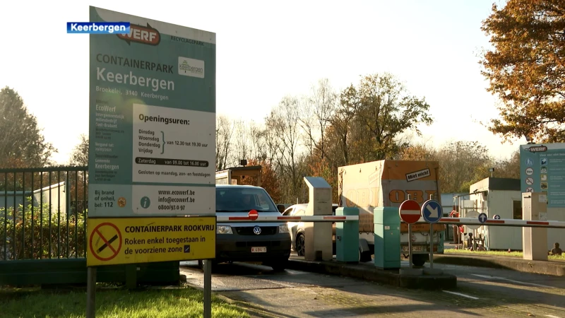 Verbouwing recyclagepark in Keerbergen loopt door bezwaarschrift minstens half jaar vertraging op