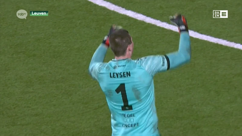 OH Leuven pakt voor het eerst sinds eind oktober een punt, met dank aan fabelachtige Tobe Leysen tegen STVV (1-1)