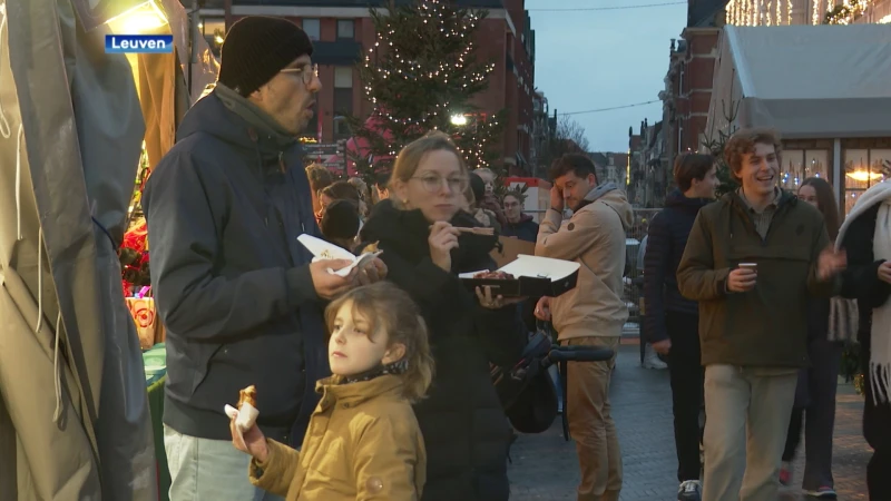 Leuvense kerstmarkt is opnieuw schot in de roos: "Eerste keer, maar ik kom zeker nog terug"