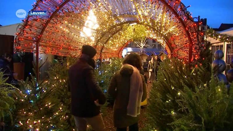 Gratis kerstbomen af te halen op Leuvense kerstmarkt