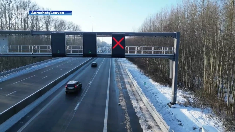 Vlaams Verkeerscentrum verwacht vanaf maandag files op E314 richting Leuven door werken aan de spitsstrook