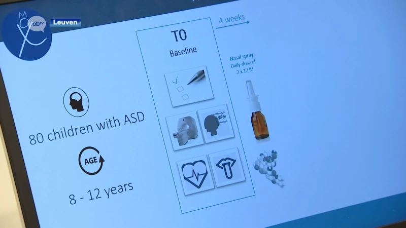 Onderzoek KU Leuven: gebruik 'gelukshormoon' oxytocine zorgt voor minder sociale stress bij kinderen met autisme