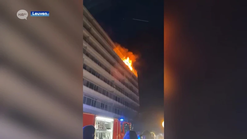 Uitslaande brand in appartement in Heverlee: 1 dode, 50 mensen geëvacueerd, 9 mensen op hotel