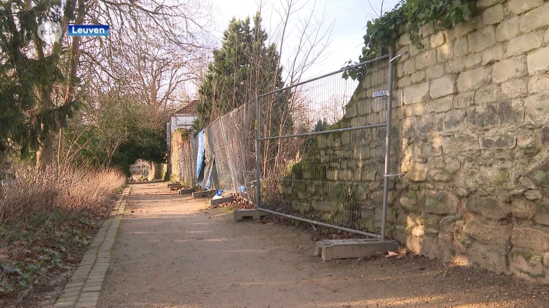 Restauratie van stadsomwalling in Leuvens Sint-Donatuspark start volgende maand