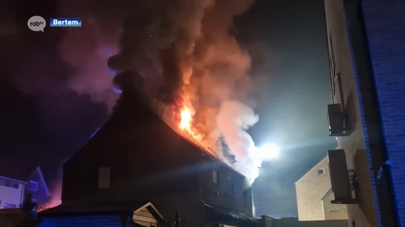 Al bijna 2500 € ingezameld voor gezin uit Leefdaal dat huis vernield ziet bij zware brand