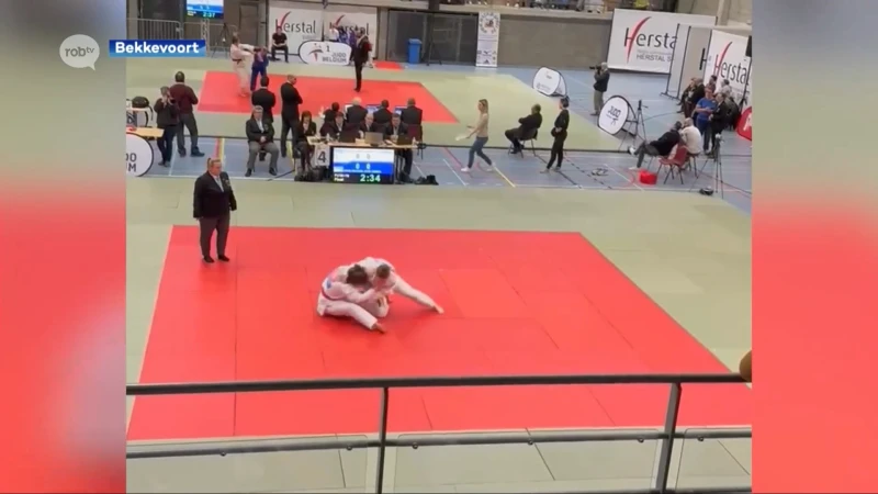 Janne Bullens uit Bekkevoort pakt zilver op BK judo (U18)