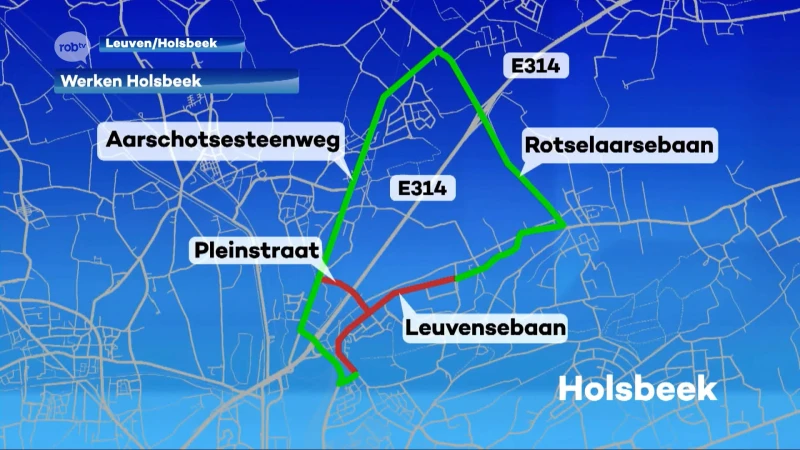 Nachtelijke asfalteringswerken tussen Holsbeek en Leuven starten morgen