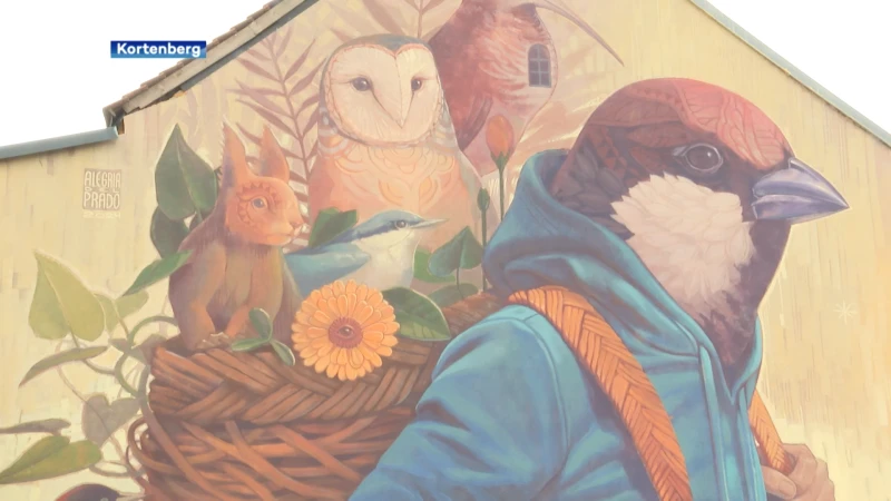 Street art project in Kortenberg: eerste muurschildering van Mexicaans-Spaans duo is voltooid