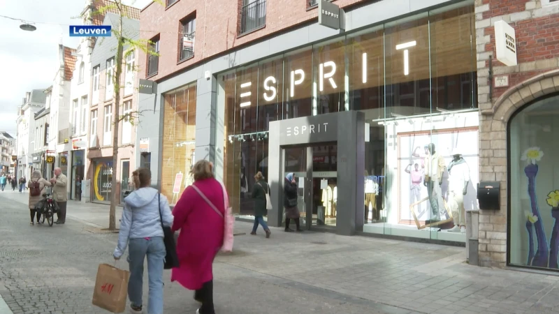 Esprit België is failliet: alle winkels in beheer van de keten sluiten vandaag de deuren, ook in Leuven