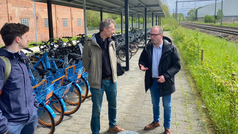 Nu ook Blue-bikes verkrijgbaar aan station Wijgmaal: "Was een grote vraag naar"