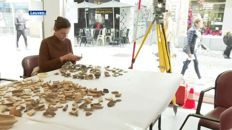 Fans van archeologie kunnen hele maand mei terecht in Diestsestraat in Leuven: "We tonen hier archeologische vondsten uit heel Vlaams-Brabant"
