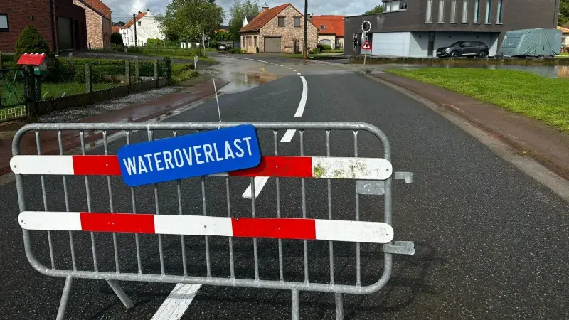 Voorspelde regenbuien in onze regio blijven uit, brandweer heeft ook geen nieuwe oproepen voor wateroverlast ontvangen