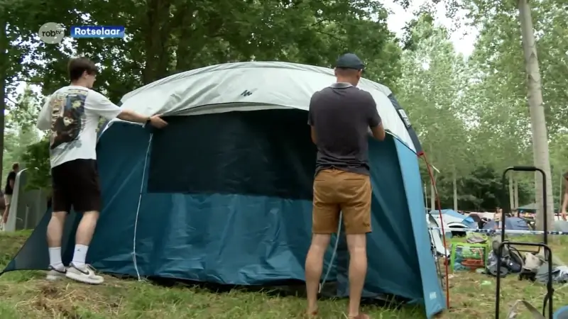 Campinguitbaters Werchter zitten met handen in het haar: "Regen mag stilaan ophouden"