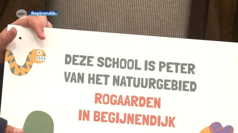 Basischool De Puzzel wordt peter van natuurgebied Rogaarden in Begijnendijk