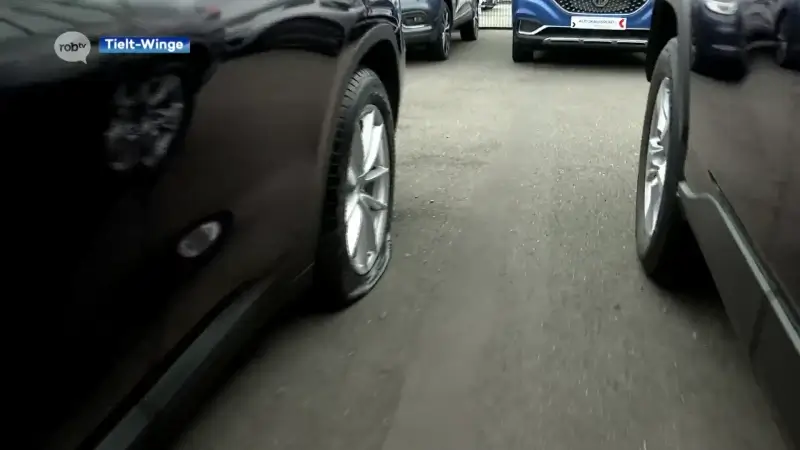 Banden van 6 auto's aan Diestsesteenweg in Tielt-Winge platgestoken, allemaal van het merk BMW