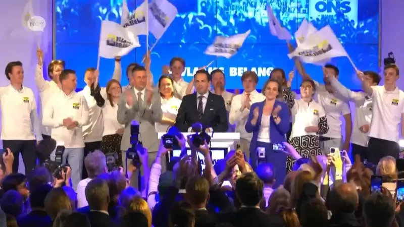 Vlaams Belang springt in onze provincie zowel Vlaams als federaal over Open VLD en is tweede grootste partij