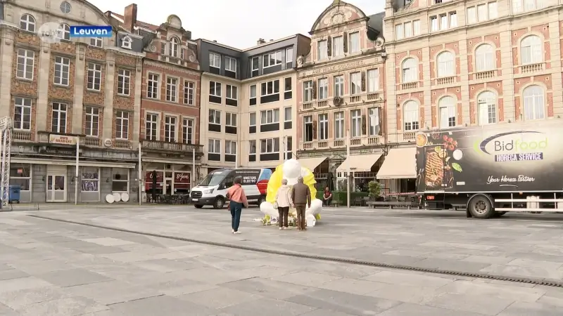 Standbeeld Stille Strijd blijft langer op Martelarenplein in Leuven staan