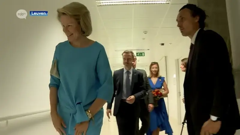 Koningin Mathilde bezoekt Universitair Psychiatrisch Centrum van de KU Leuven