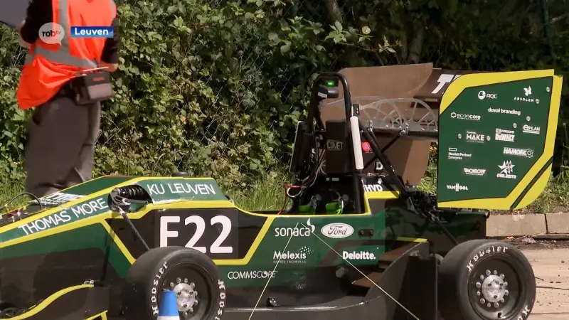 Ingenieurstudenten van KU Leuven en Thomas More ontwikkelen eerste Belgische zelfrijdende Racewagen
